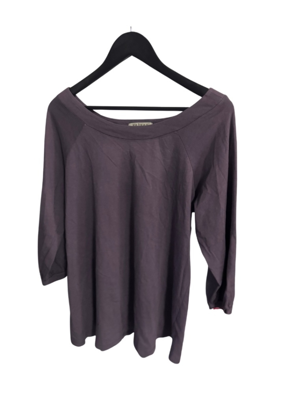 Velvet by Graham & Spencer, purple long sleeve tee 100% cotton  M